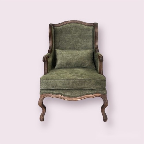 Интерьерное каминное кресло Сезарина
