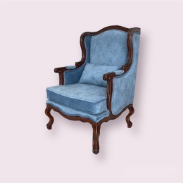 Каминное кресло Сезарина массив бука, цвет орех 30-76 kr/sez