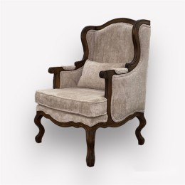 Каминное кресло Сезарина массив бука, цвет орех 30-79 kr/sez