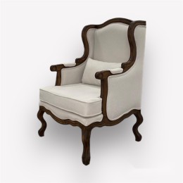 Каминное кресло Сезарина массив бука, цвет орех 30-81 kr/sez