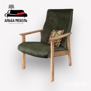 Интерьерное дизайнерское кресло Винтаж массив бука vin30-01