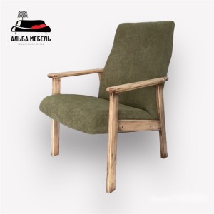 Интерьерное дизайнерское кресло Винтаж массив бука vin30-02