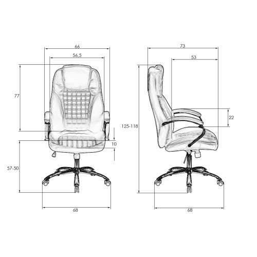 Офисное кресло для руководителей ALBA SCREED, белый