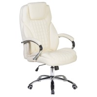 Офисное кресло для руководителей ALBA SCREED, кремовый