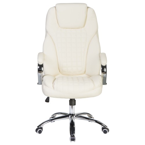 Офисное кресло для руководителей ALBA SCREED, кремовый