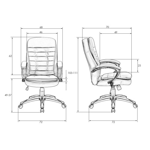 Офисное кресло для руководителей ALBA OCTAVE, белый