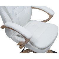 Офисное кресло для руководителей ALBA OCTAVE, белый