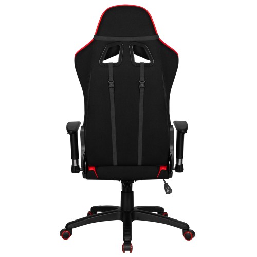 Игровое кресло ALBA ANT-C, чёрно-красная ткань