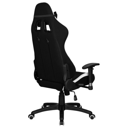 Игровое кресло ALBA ANT-C, чёрно-белая ткань