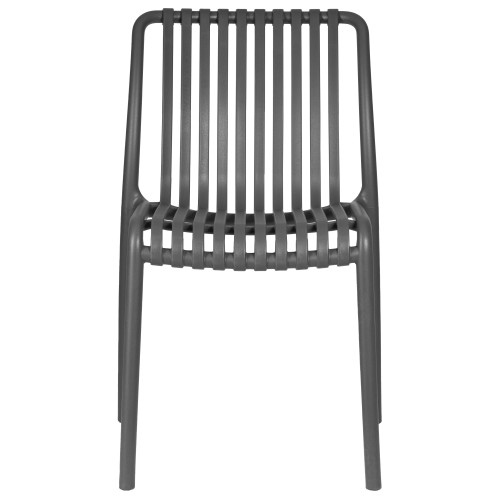 Стул обеденный ALBA STRAP, тёмно-серый