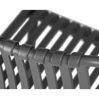 Стул обеденный ALBA STRAP, тёмно-серый