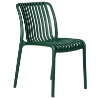 Стул обеденный ALBA STRAP, тёмно-зеленый