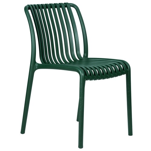 Стул обеденный ALBA STRAP, тёмно-зеленый