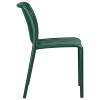 Стул обеденный ALBA STRAP, тёмно-зеленый