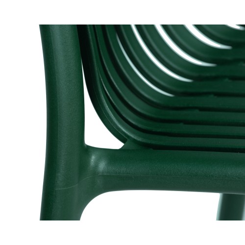 Стул обеденный ALBA STRAP, тёмно-зеленый