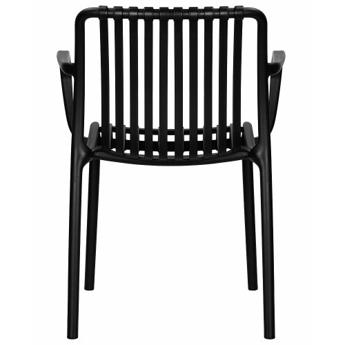 Стул обеденный ALBA STRAP ARM, чёрный (B-03)
