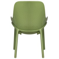 Кресло ALBA LEO, пластиковое, зелёный хаки (G-17) c УФ-защитой