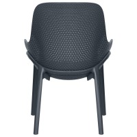 Кресло ALBA LEO, пластиковое, антрацит (GR-12) с УФ-защитой