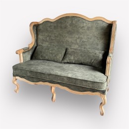 Интерьерный двухместный диван Сезарина массив бука s50-02