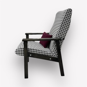 Интерьерное дизайнерское кресло Винтаж массив бука vin30-04