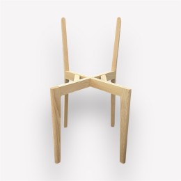 Стул Фетта массив бука, шлифованный каркас casa90-04