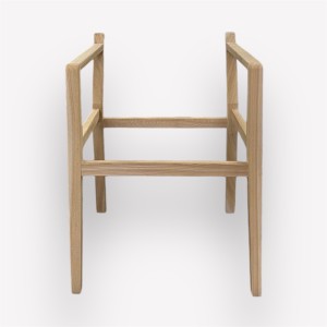 Кресло Олимп массив карагач, шлифованный каркас casa90-06