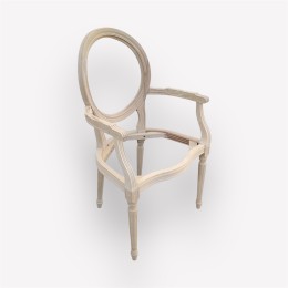 Полукресло Эдем массив бука, шлифованный каркас me90-02