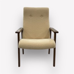 Интерьерное дизайнерское кресло Винтаж массив бука vin30-07