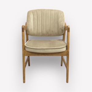 Интерьерное дизайнерское полукресло Престиж массив ясеня p30-01