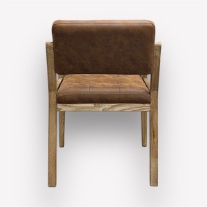 Интерьерное дизайнерское полукресло Олимп массив карагача o30-01