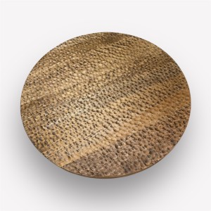 Столешница круглая D-70 см, массив бука, крашенная, текстурная st90-05