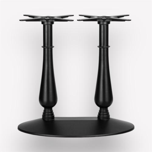 Подстолье обеденное Balusters Double овальное металлическое