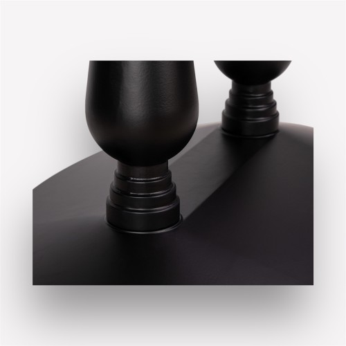 Подстолье обеденное Balusters Double овальное металлическое