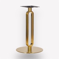 Подстолье обеденное Fork Golden круглое металлическое