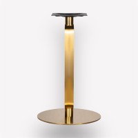 Подстолье обеденное Fork Golden круглое металлическое