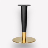 Подстолье обеденное Cone Golden круглое металлическое