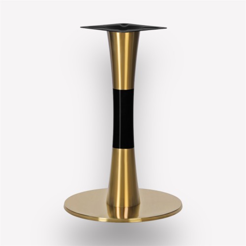 Подстолье обеденное Cone Convex Golden круглое металлическое