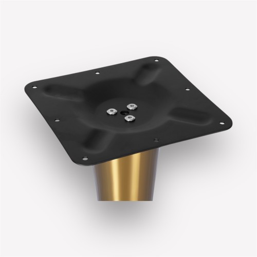Подстолье обеденное Cone Convex Golden круглое металлическое