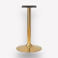 Подстолье обеденное Plate Golden круглое металлическое