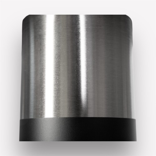Подстолье обеденное Flat Black Chrome Circle (без пластика) круглое металлическое