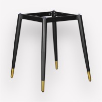 Подстолье обеденное Quartet Mini Golden прямоугольное металлическое