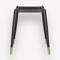 Подстолье обеденное Quartet Mini Golden прямоугольное металлическое