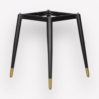 Подстолье обеденное Quartet Mini Golden прямоугольное металлическое