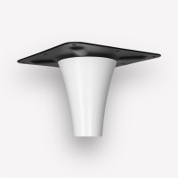 Подстолье барное Concave круглое металлическое