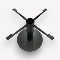 Подстолье обеденное Gross круглое металлическое, чёрное