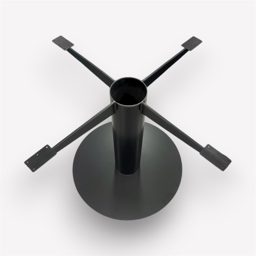 Подстолье обеденное Gross круглое металлическое, чёрное