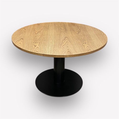 Стол банкетный круглый d-120 см, МДФ 25 мм, шпон дуба