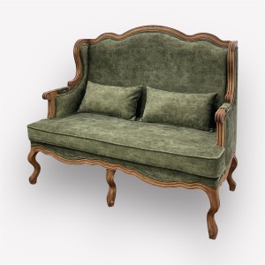 Интерьерный двухместный диван Сезарина массив бука s50-03