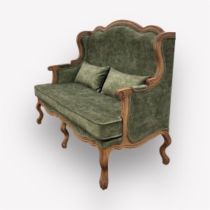 Интерьерный двухместный диван Сезарина массив бука s50-03