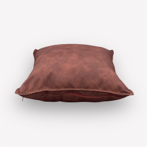 Подушка декоративная из искусственной замши, 40х40см, наволочка с молнией